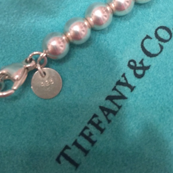 Tiffany & Co. Jewelry Authentic Tiffany Co Silver Bead Necklace Poshmark